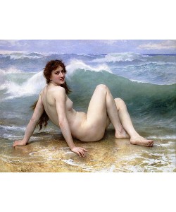 William Adolphe Bouguereau, Die Welle (La Vague). 1896