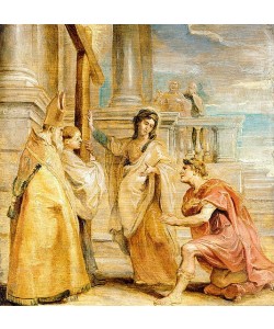 Peter Paul Rubens, Konstantin der Große verehrt das Wahre Kreuz.