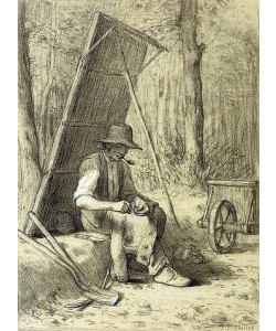 Jean-François Millet, Der Straßenarbeiter (Le Cantonnier).