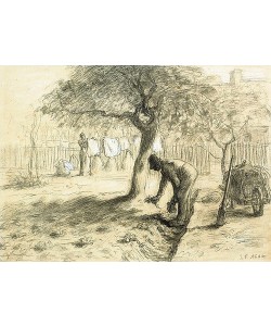 Jean-François Millet, Gartenarbeit.