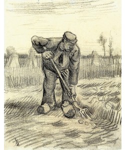 Vincent van Gogh, Kartoffelbauer (Arracheur de Pommes de Terres). 1885