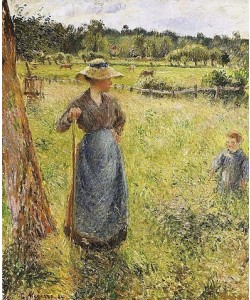 Camille Pissarro, Die Heumacherin (La Faneuse). 1884