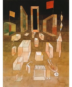 Paul Klee, Nichtkomponiertes im Raum. 1929, 124
