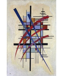 Wassily Kandinsky, Zeichen mit Begleitung. 1927