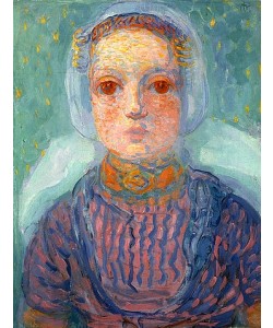 Piet Mondrian, Mädchen aus Seeland (Zeeuws Meisje). 1909-10