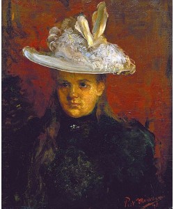 Piet Mondrian, Princesje. (Wilhelmina, Königin der Niederlande (1880-1964) (als Kind). Um 1898
