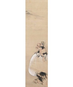 Katsushika Hokusai, Hotei. Edo-Zeit, um 1805-10