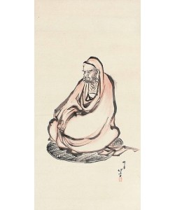 Katsushika Hokusai, Bodhidharma. Edo-Zeit, um 1805-06