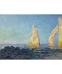 Claude Monet, Die Nadel von Etretat, Ebbe (Aiguille d'Étretat, marée basse). 1883