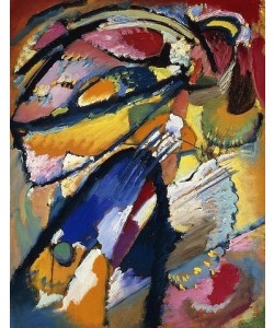 Wassily Kandinsky, Engel des Jüngsten Gerichts. Um 1911