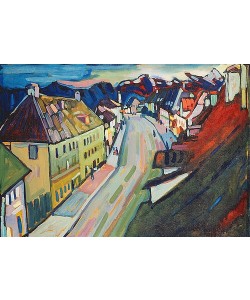 Wassily Kandinsky, Murnau-Obermarkt. 1908