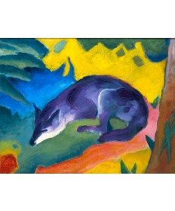 Franz Marc, Blauschwarzer Fuchs. 1911.