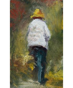 Émile Bernard, Vincent van Gogh wendet sich in Asnière seinem Motiv zu (Vincent van Gogh se rendant au motif à Asnières). 1887