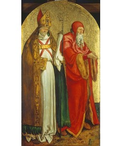 Albrecht Dürer, Jabach-Altar, rechter Innenflügel: Die heiligen Simeon und Lazarus.