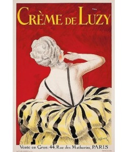 Leonetto Cappiello, 'Crème de Luzy'. 1919. Gedruckt von Devambez, Paris.
