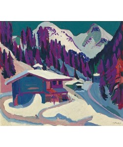 Ernst Ludwig Kirchner, Wildboden im Schnee. 1924/26