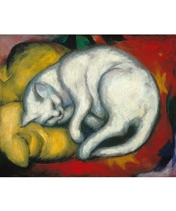 Franz Marc, Die weisse Katze. 1912
