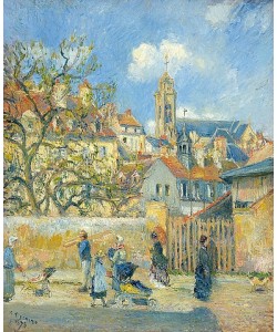 Camille Pissarro, Le Parc aux Charrettes, Pontoise. 1878