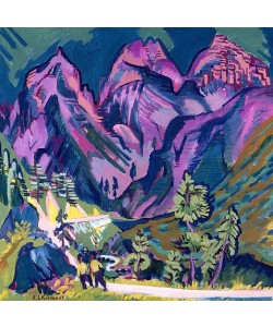 Ernst Ludwig Kirchner, Sertigberge. 1923/24.
