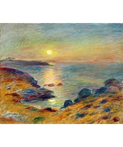 Pierre-Auguste Renoir, Sonnenuntergang in Douarnenez. Um 1883