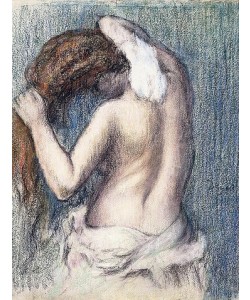 Edgar Degas, Frau beim Abtrocknen (Femme s'essuyant). Um 1906
