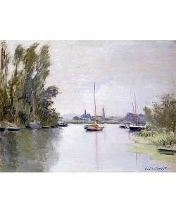 Claude Monet, Argenteuil, von einem kleinen Arm der Seine aus gesehen (Argenteuil, vue du Petit Bras de la Seine). 1872