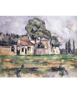 Paul Cézanne, Am Ufer der Marne (Bords de la Marne). Um 1888