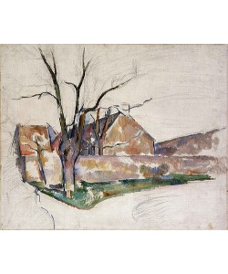 Paul Cézanne, Landschaft im Winter (Paysage d'Hiver). Um 1885