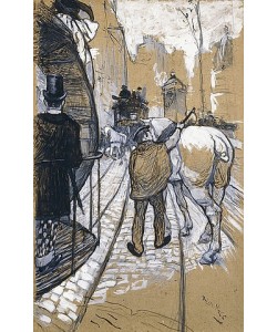 Henri de Toulouse-Lautrec, Der Kutscher (Le Cocher de la Compagnie des Omnibus). 1888