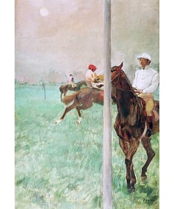Edgar Degas, Jockeys vor dem Rennen. Ca. 1878-79