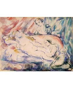 Paul Cézanne, Die Toilette der Kurtisane (La Toilette de la Courtisane). Um 1880