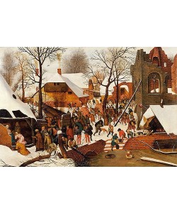 Pieter BRUEGHEL DER Jüngere, Die Anbetung der Könige.