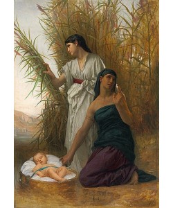 Elizabeth Jane Gardner Bouguereau, Die Aussetzung des Mosesknaben.