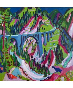 Ernst Ludwig Kirchner, Brücke bei Wiesen. 1926