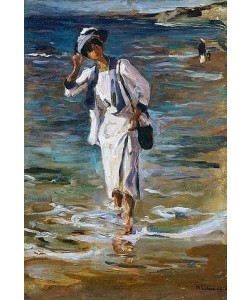 Max Liebermann, Frau am Strand. 1908