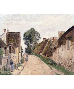 Camille Pissarro, Dorfstraße, Auvers-sur-Oise (Rue de village, Auvers-sur-Oise). 1873