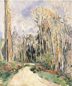 Paul Cézanne, Weg am Waldeingang (Chemin à l'entrée de la foret). Um 1879