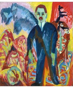 Ernst Ludwig Kirchner, Der Krankenwärter. 1917/18.