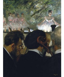 Edgar Degas, Musiciens à l'Orchestre. 1872