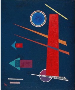 Wassily Kandinsky, Mächtiges Rot. 1928