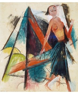 Franz Marc, Miranda. Figurine für Shakespeares Sturm. 1914.