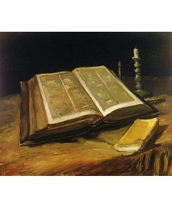 Vincent van Gogh, Stillleben mit Bibel. 1885
