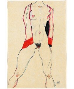 Egon Schiele, Weiblicher Torso. 1913