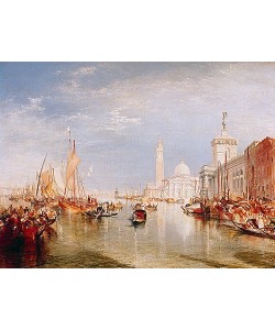 Joseph Mallord William Turner, Venedig, Dogana und San Giorgio Maggiore. 1834