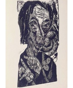 Ernst Ludwig Kirchner, Kopf des Kranken.