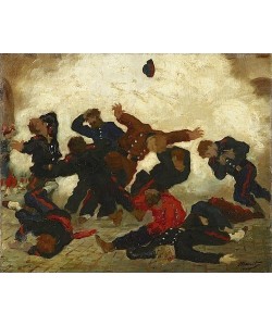 Édouard Manet, L'explosion. (Die Explosion). 1871.