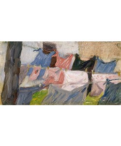 Franz Marc, Flatternde Wäsche im Wind.