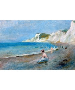 Pierre-Auguste Renoir, Am Strand von Varengeville (La Plage de Varengeville). Um 1880