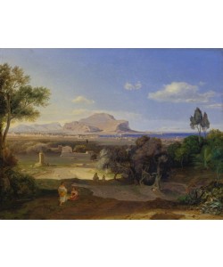Carl Rottmann, Palermo mit Monte Pellegrini. 1832.