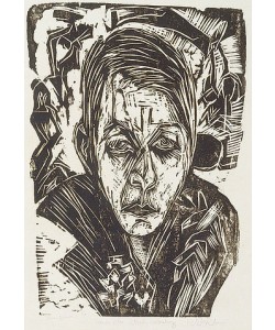 Ernst Ludwig Kirchner, Junges Mädchen mit Zigarette.